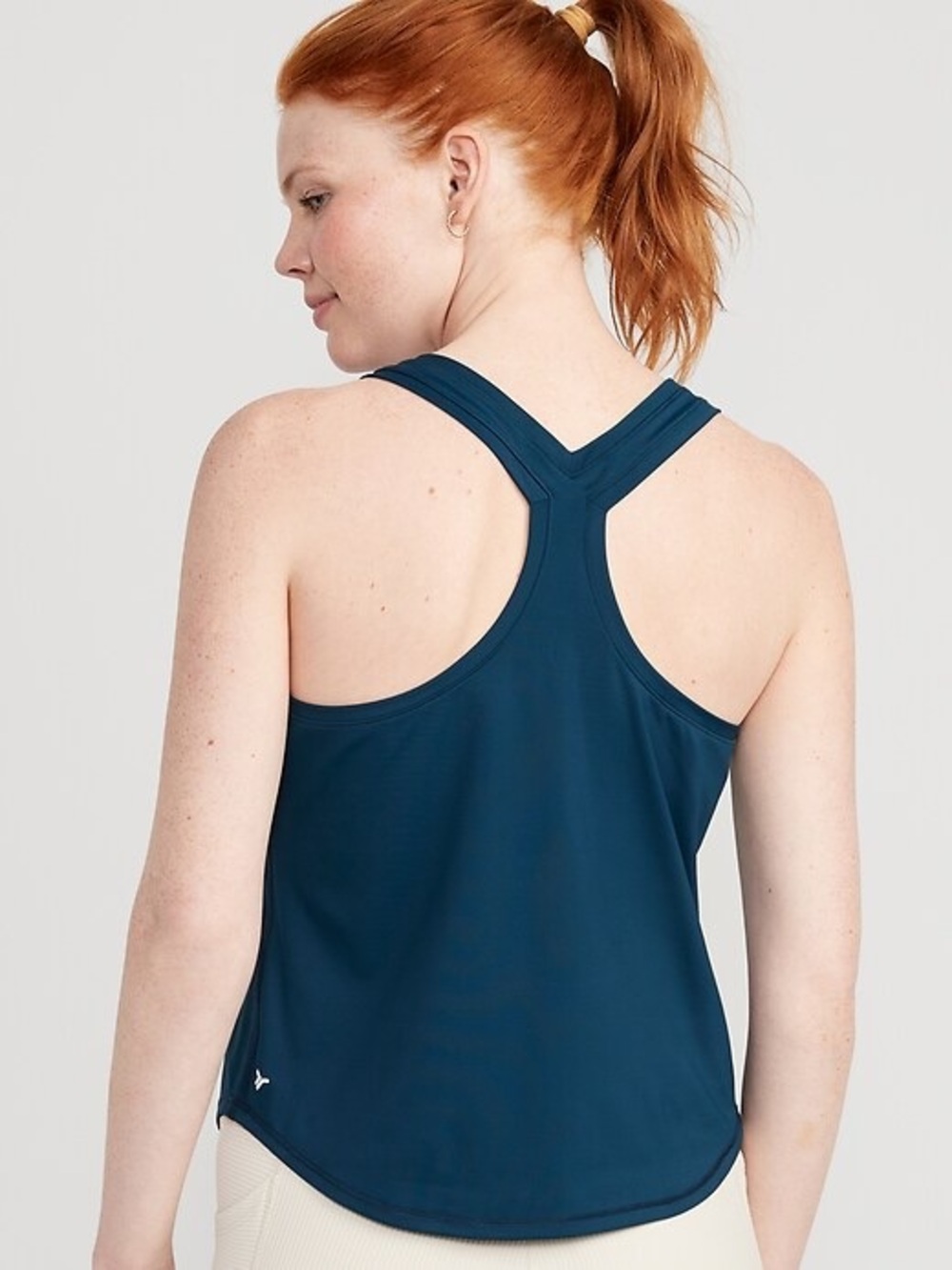 Old Navy PowerSoft Racerback Tank Top Blue Sz 3X - Picture 2 of 9